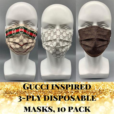 gucci disposable face